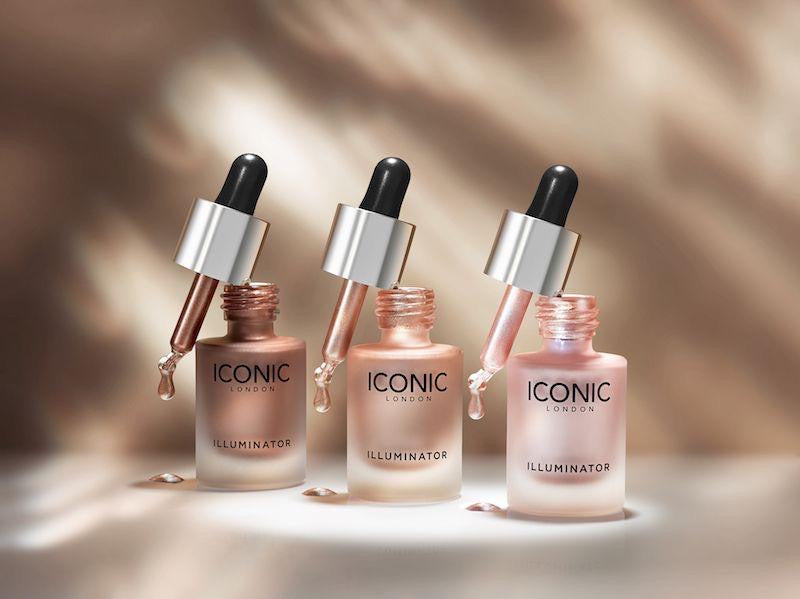 Iconic London Liquid Highlighter Set (Pack of 3)