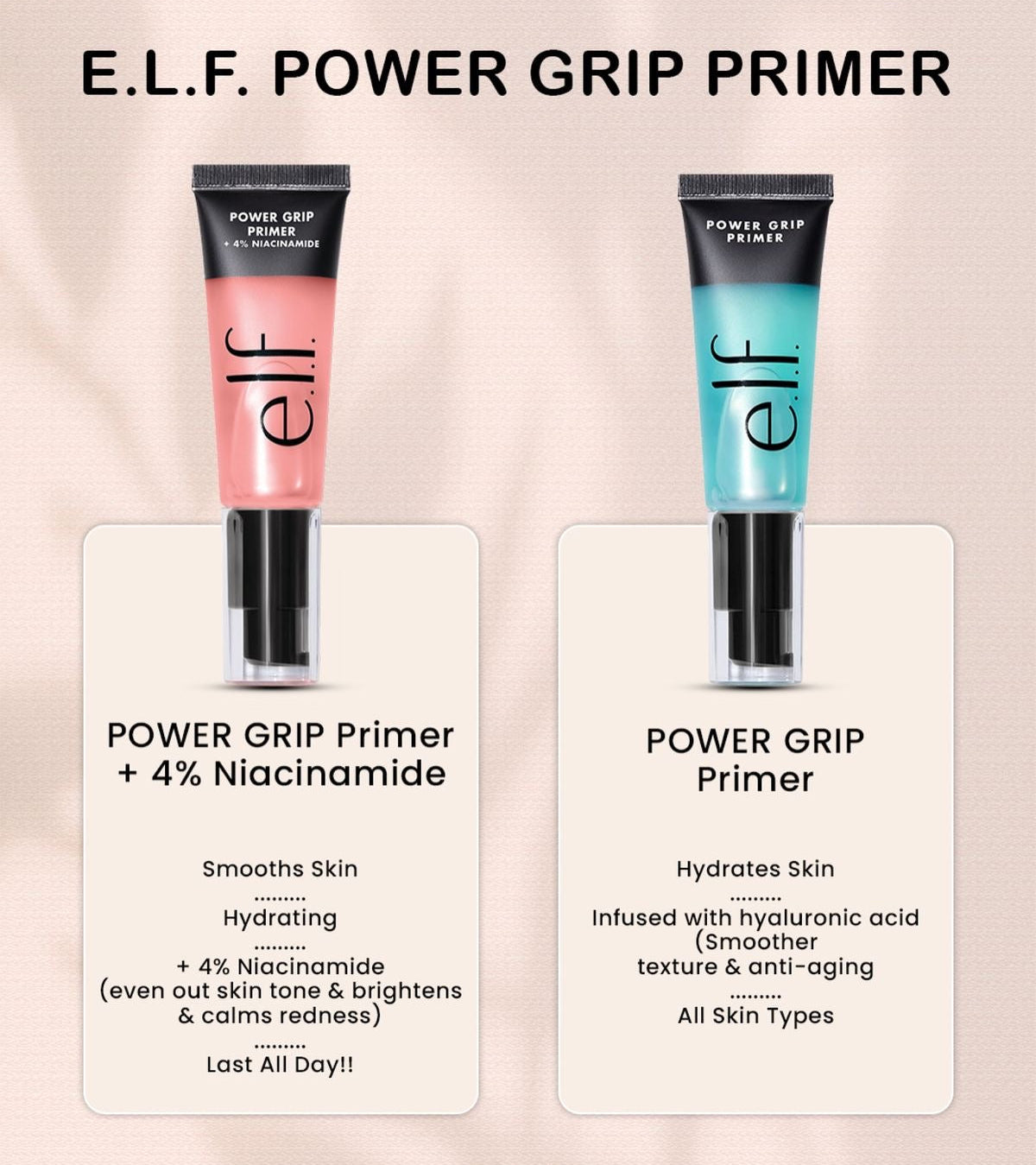 e.l.f. Power Grip Primer + 4% Niacinamide – 24ml