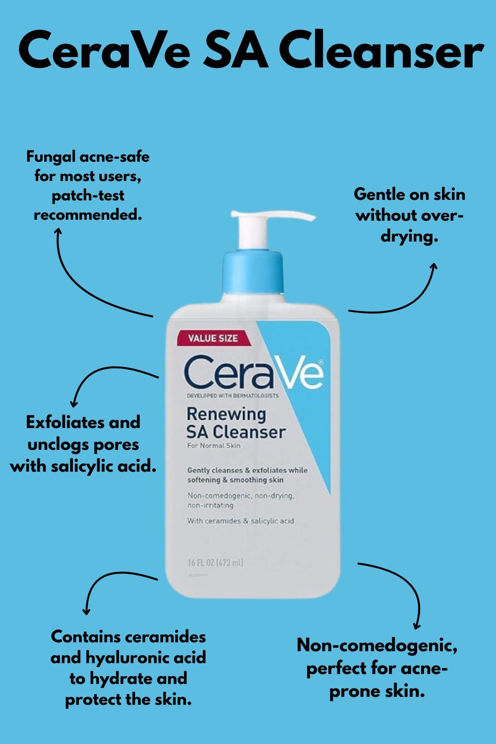 CeraVe Renewing SA Cleanser | 237ml
