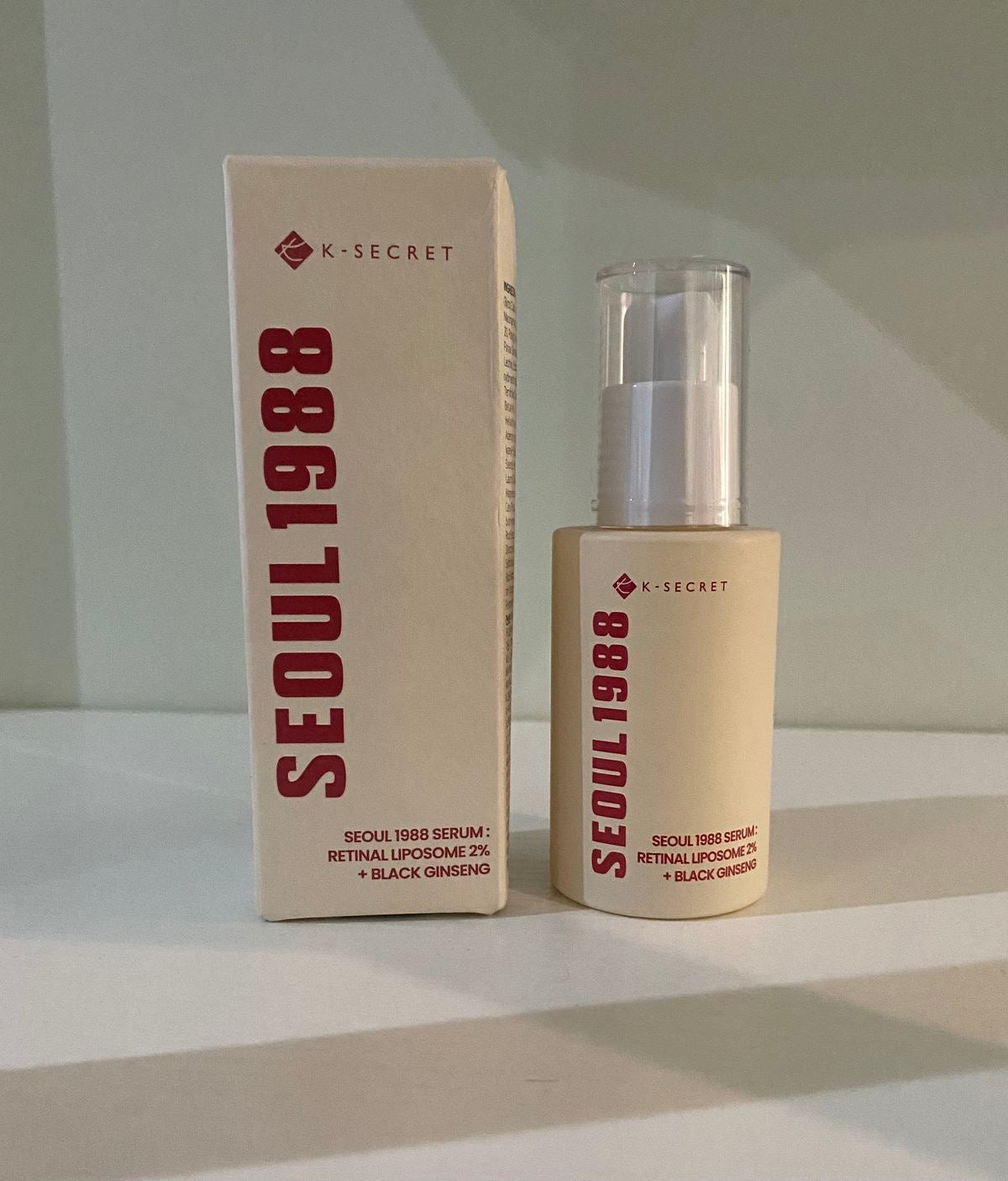 K-Secret Seoul 1988 Serum – Retinol Liposome 2% + Black Ginseng (30ml)